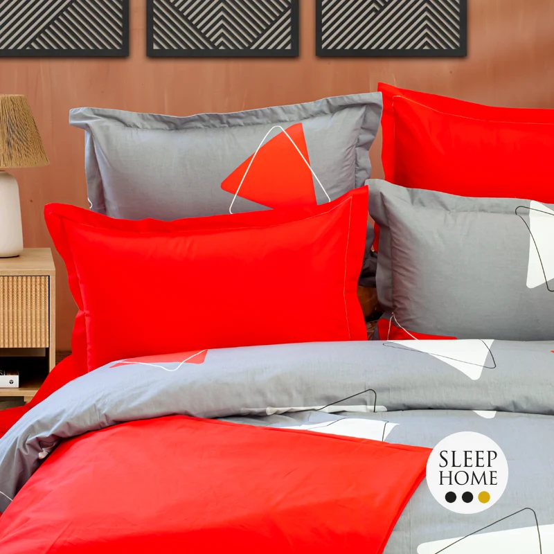 ست کاور لحاف Deltoid Red