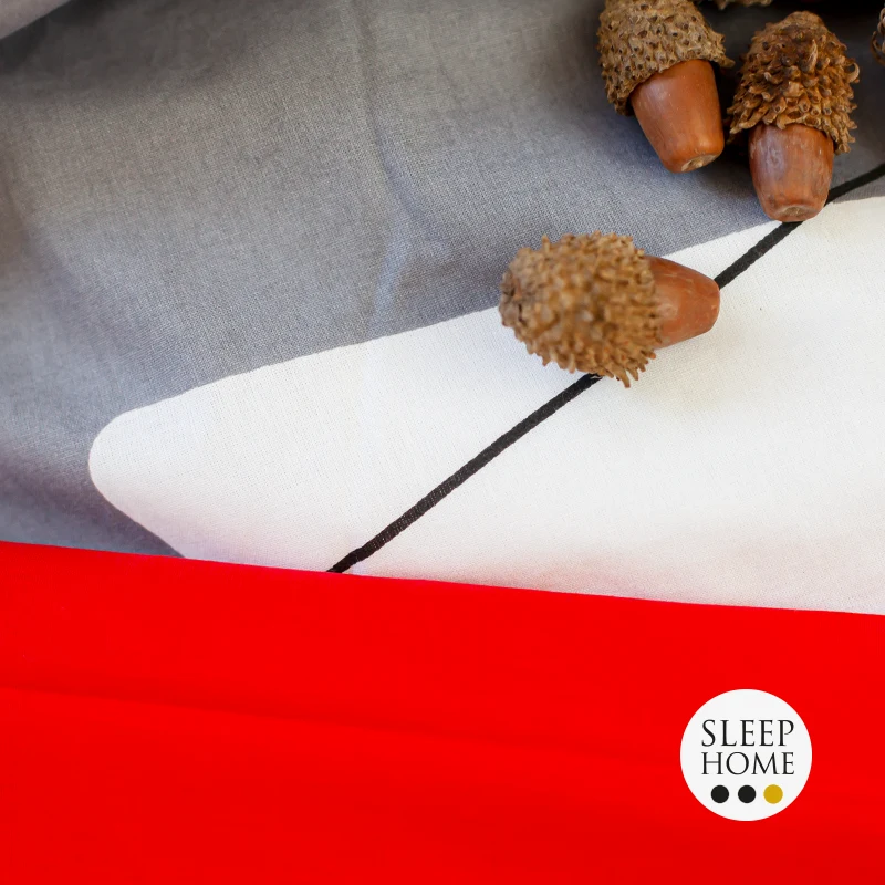 ست کاور لحاف Deltoid Red